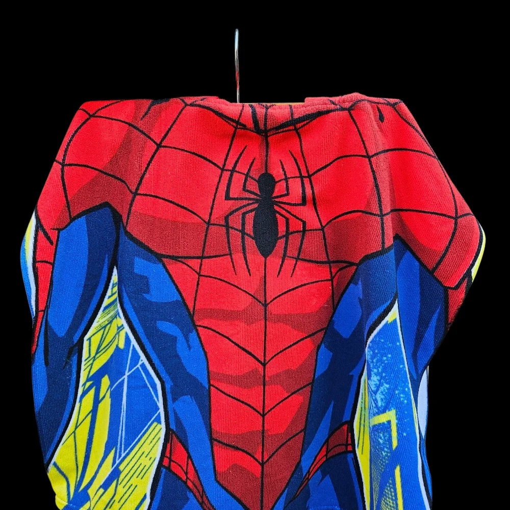 Marvel Red And Blue Superhero bathrobe One Size - Picture 3 of 11